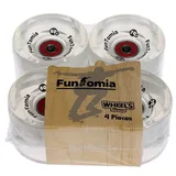 FunTomia Longboard FunTomia 4 Stück (LED) Longboard/Skateboard Rollen (Big Wheels)