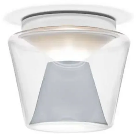 Deckenleuchte Serien Lighting, dimmbar, Metallisch, für Wohnzimmer, Glas - 14.5