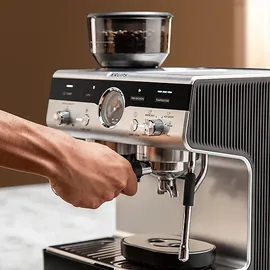 Krups XP801T Precision Espressomaschine Schwarz/Silber