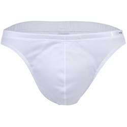 HOM Herren Comfort Micro Brief - Slip, Unterwäsche, Baumwolle, einfarbig Weiß S