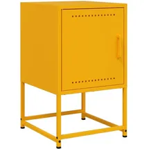 vidaXL Nachtschrank 2 Stk. 36 x 39 x 60,5 cm Senfgelb