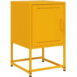 vidaXL Nachtschrank 2 Stk. 36 x 39 x 60,5 cm Senfgelb