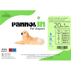 PannolIN Windeln für Hündinnen  Größe L 32x52cm 20Stk/Packung. (Rabatt für Stammkunden 3%)