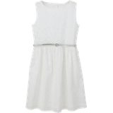 s.Oliver Junior Mädchen, 2140234 Kleid - weiß, 164