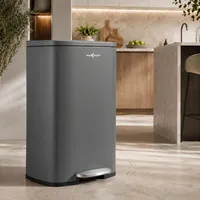 MAXCRAFT Treteimer 50 l Grau