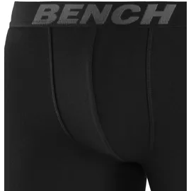 BENCH Boxershorts unifarben schwarz M 4er Pack