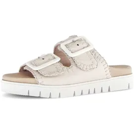 Gabor 83.741.22 für Damen, Gr. 39, creme, Schuhe Pantolette