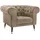 Home Affaire Chesterfield-Sessel Tinnum Luxus-Microfaser 106 x 77 x 87 cm Beige