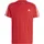 Adidas 3-Streifen Single Jersey Kurzarm-T-Shirt Better Scarlet / White XL