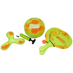 Neopren Beach Game Set grün/orange