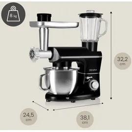 Zeegma Planeet Multi 1900 W Schwarz