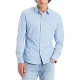 Levi's LS BATTERY HM SHIRT SLIM BLUES Herren, Soft Chambray Blue, L
