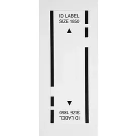 Brother Stempeletiketten 1850 Weiß 18 x 50 mm 12 Blatt