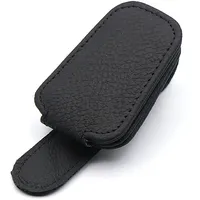 2 Stück Brillenhalter für Auto Sonnenblende, Universal Magnetische Leder Sonnenbrille Halter für Auto, Gläser Brillen Aufhänger Clip für Auto, Ticket Clip Gläser Halter, LKW und Auto Visier Zubehör