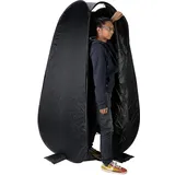 Fotodiox Zusammenklappbare, tragbare Umkleidekabine für den Innen- und Außenbereich, 180 cm hoch, 90 x 90 cm Basis, Pop-Up-Ankleidezelt