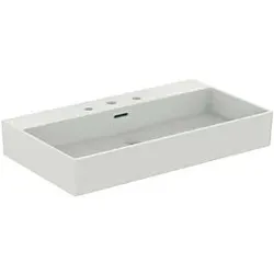 Ideal Standard Extra Waschtisch R054801 3 Hahnlöcher, mit Überlauf, geschliffen, weiß