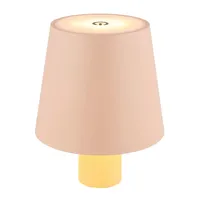 GLOBO Tischleuchte Tischlampe Außenlampe Flaschenlampe pfirsich LED Gartenlampe Touchdimmer