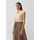 s.Oliver Fließendes Feinstrick-Shirt mit Wasserfallausschnitt und Glitzergarn Beige L