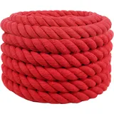 vidaXL Seil 4 x 4 x 500 cm Rot