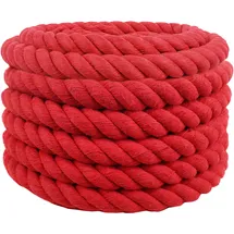 vidaXL Seil 4 x 4 x 500 cm Rot