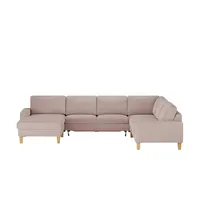 Max Schelling Wohnlandschaft  Maximum , rosa/pink , Maße (cm): B: 333 H: 86 T: 253.0