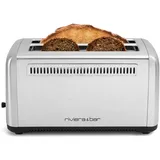 Riviera & Bar GP540A Toaster, 2 Schlitze, extralang, Edelstahl