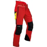 Pfanner Pfanner® Schnittschutzhose Klasse 2, 24 m/s, Farbe:rot, Größe:XXL - XXL