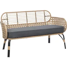 Beliani Pratello 122 x 79 x 59 cm Beige/Grau/Schwarz