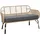 Beliani Pratello 122 x 79 x 59 cm Beige/Grau/Schwarz