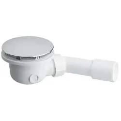 Ablaufgarnitur für Dusche, Siphon Chrom, Ø: 90mm, 40/50mm