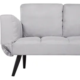 Beliani Sofa Hellgrau Brekke