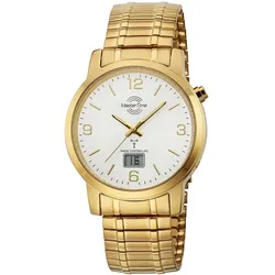Funkuhr, gold (goldfarben), Armbanduhren, Herren