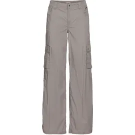 KangaROOS Cargohose Wide-Leg grau 34
