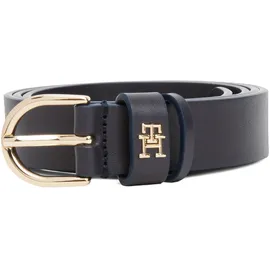 Tommy Hilfiger Damengürtel Leder 2,5 cm Blau 130
