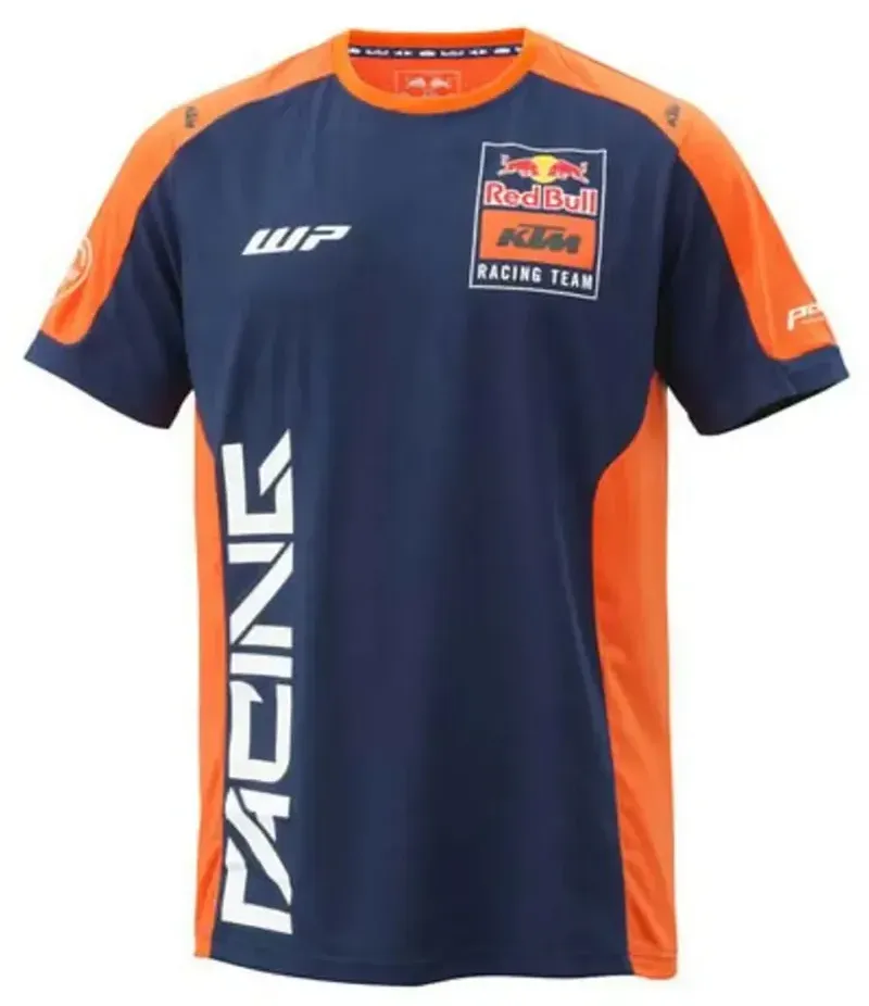 Ktm Red Bull Equipo Kurzarm-t-shirt - Blue / Orange - S