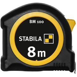 Stabila Taschenbandmaß BM 100 8m 19581 Bandbreite 25 mm Maßband Messen