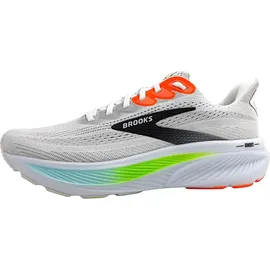 Brooks Ghost 17 Herren White/Pink Clay/Gecko 43