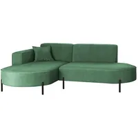 Kaiser möbel Ecksofa, Sofa L-Form Designer Modena Rein stoff