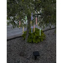 Star Trading LED Solar-Outdoor-Lichterkette Acryl 180 cm 10-tlg Bunt