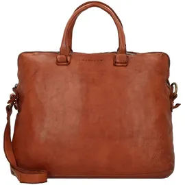 Harold's Submarine Handtasche Leder 38 cm Laptopfach braun