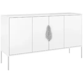 skandica Sideboard 138 x 79 cm Weiß