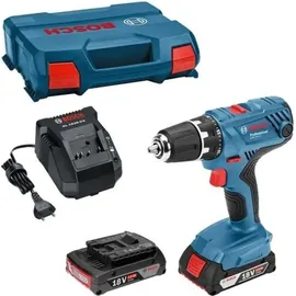 Bosch GSB 18V-21 Professional inkl. 2 x 2,0 Ah + L-Boxx (06019H1109)