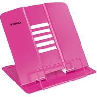 Herma 19964 Leseständer für Bücher Pink Rosa, faltbarer Buchständer