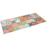 Pergamon Vinyl Teppich Küchenläufer Evora Mosaik Bunt 49x140cm