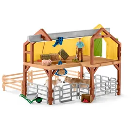 Schleich Farm World Bauernhaus mit Stall und Tieren 42407