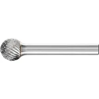 Pferd Frässtift Kugel Ø 12 mm Länge 51 mm Schaft-Ø 6 mm Z4