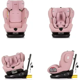 Chipolino Kindersitz Peak i-Size (40 - 150 cm) Isofix, SPS, drehbar, verstellbar rosa