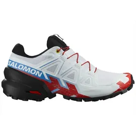 Salomon Speedcross 6 Damen White / Black / Fiery Red 40