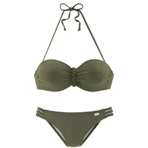 Buffalo Bügel-Bandeau-Bikini Damen Grün 34 Cup E