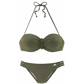 Buffalo Bügel-Bandeau-Bikini Damen Grün 34 Cup E